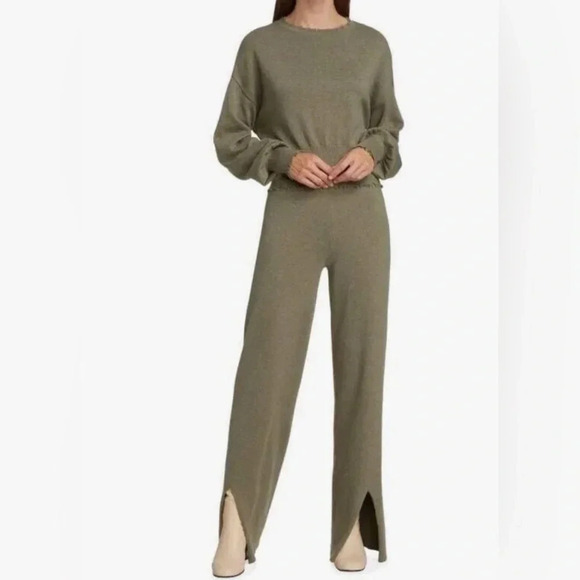 n:Philanthropy Faro Front Slit Wide Leg Pants Size S Lounge Pants Hand Crafted - Picture 1 of 11